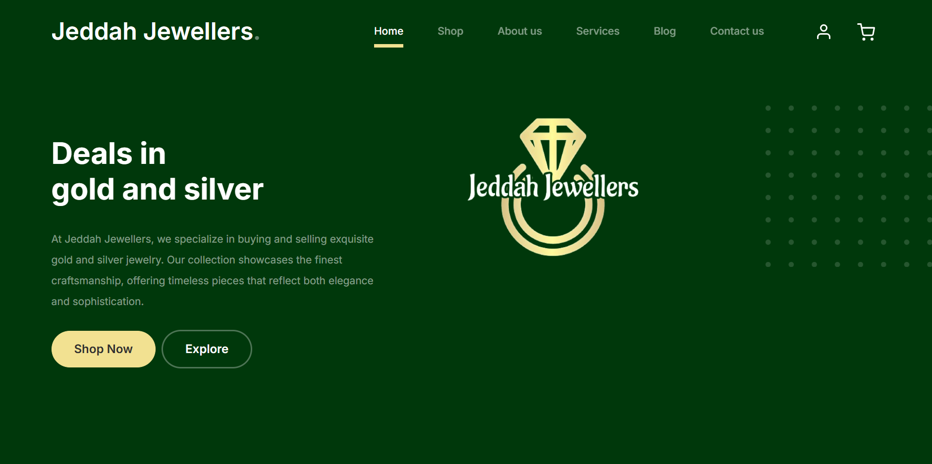 JeddahJewellers – Luxury Jewelry Website