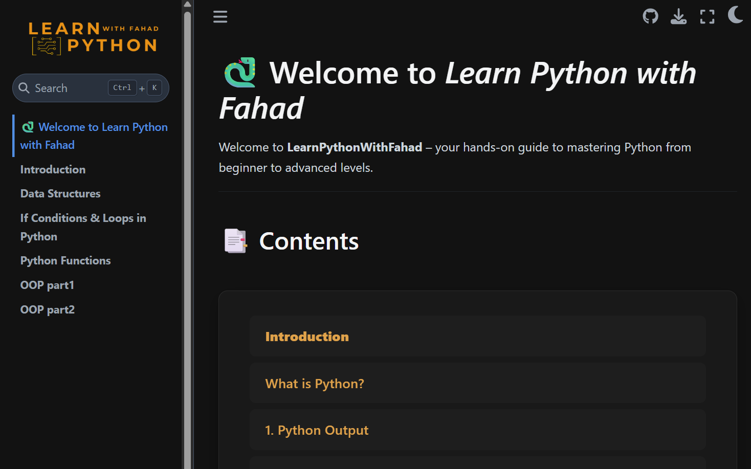 Learn Python With Fahad